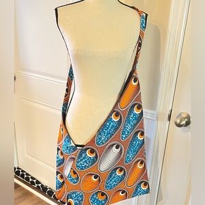 African Print Tote Bag